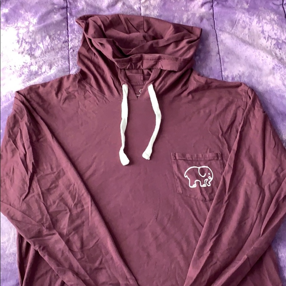 Ivory Ella hooded long sleeve Tshirt